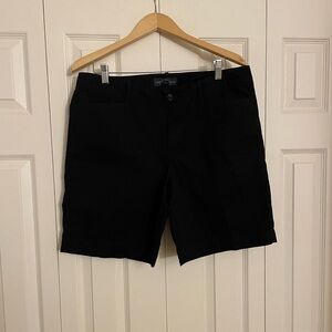 Lauren Jeans Co. 8” inseam shorts. Black